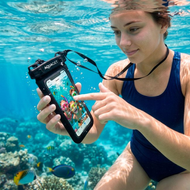 Чохол водонепроникний Aquaget для телефона AQ0028 Black