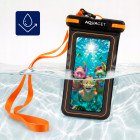 Чохол водонепроникний Aquaget для телефона AQ0027 Black/Orange