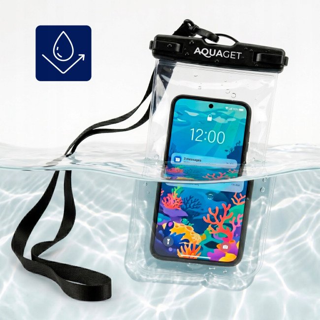 Чохол водонепроникний Aquaget для телефона AQ0025 Black