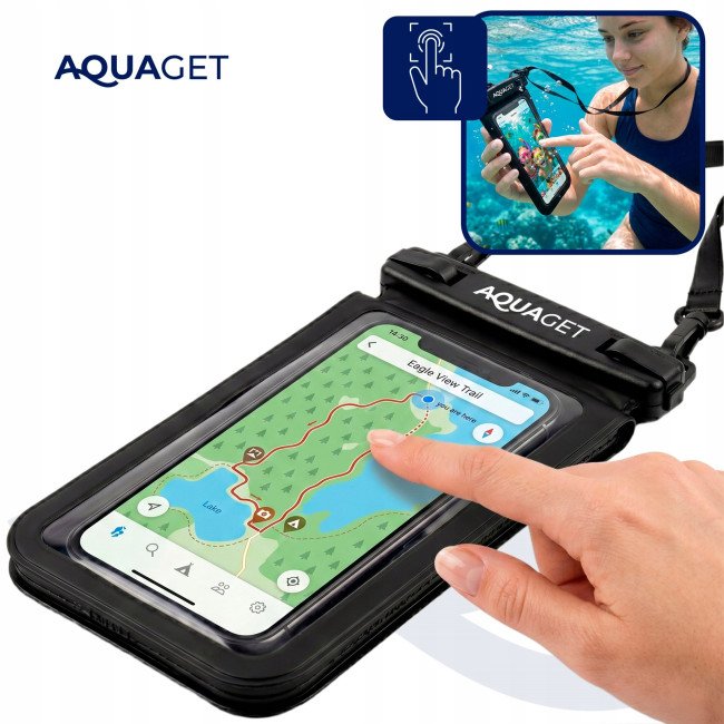 Чохол водонепроникний Aquaget для телефона AQ0028 Black