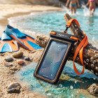 Чохол водонепроникний Aquaget для телефона AQ0027 Black/Orange