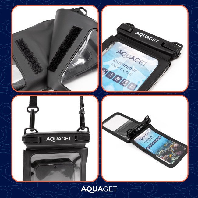 Чохол водонепроникний Aquaget для телефона AQ0028 Black