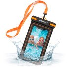 Чохол водонепроникний Aquaget для телефона AQ0027 Black/Orange