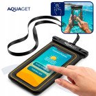 Чохол водонепроникний Aquaget для телефона з кріпленням на руку AQ0029 Black