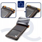Чохол водонепроникний Aquaget для телефона AQ0027 Black/Orange