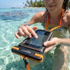 Чохол водонепроникний Aquaget для телефона AQ0027 Black/Orange