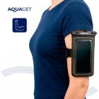Чохол водонепроникний Aquaget для телефона з кріпленням на руку AQ0029 Black