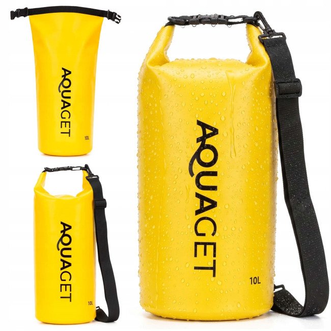 Гермомішок Aquaget 10 л водозахисний AQ0022 Yellow