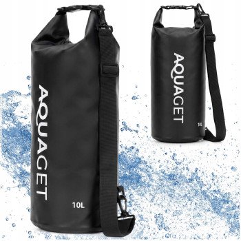 Гермомішок Aquaget 10 л водозахисний AQ0021 Black