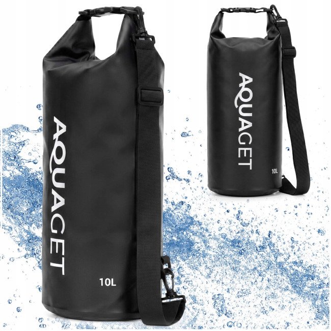 Гермомішок Aquaget 10 л водозахисний AQ0021 Black