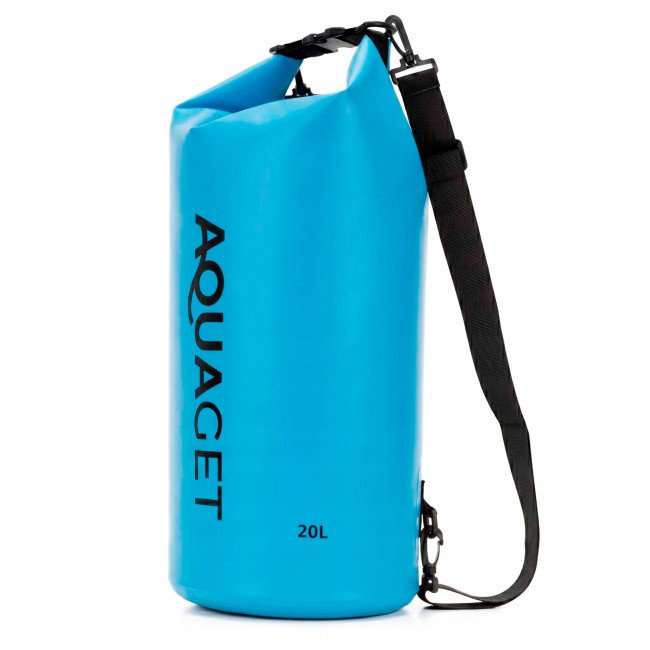 Гермомішок Aquaget 20 л водозахисний AQ0023 Sky Blue
