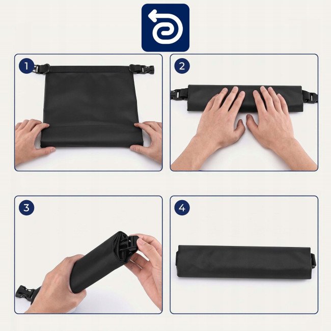 Гермомішок Aquaget 2 л водозахисний AQ0020 Black