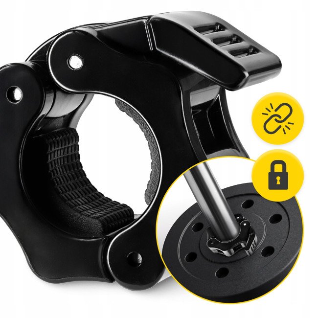 Замки (затиски) для грифа 4FIZJO Quick Release 25 мм 2 шт (P-5905973407519)